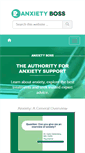 Mobile Screenshot of anxietyboss.com